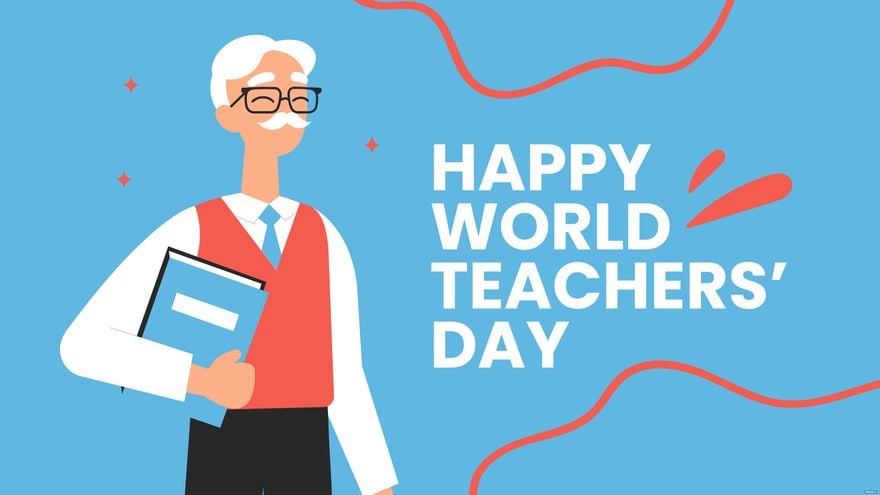 Happy World Teachers’ Day Background