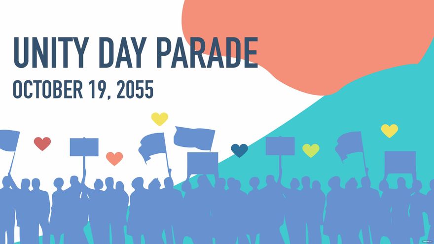 Free Unity Day Flyer Background