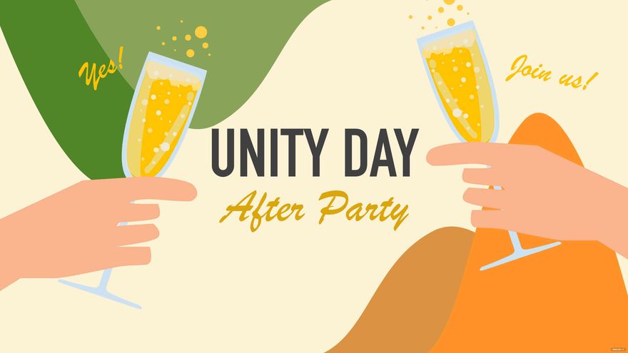 Unity Day Invitation Background