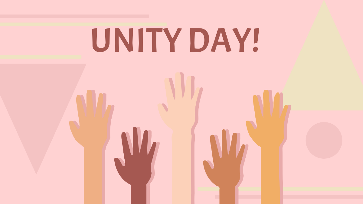 Free Unity Day Background Template