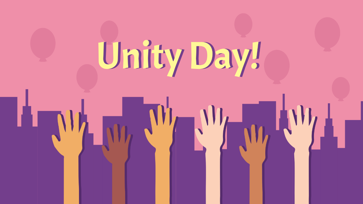 Free High Resolution Unity Day Background Template