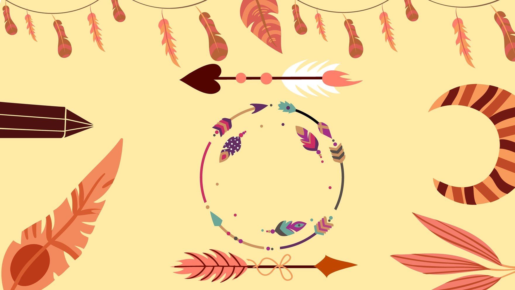 Free Boho Tribal Background in Illustrator, EPS, SVG, JPG, PNG