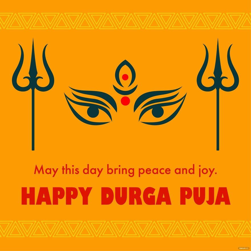 FREE Durga Puja Vector Image Download in Illustrator, EPS