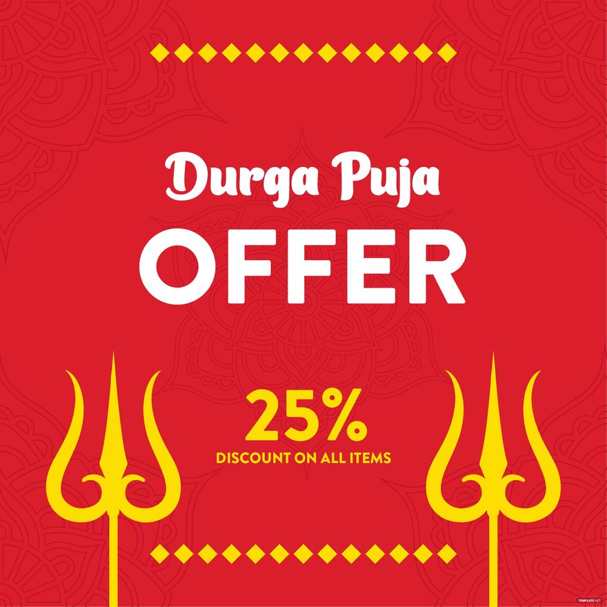 Durga Puja Illustration In PSD Illustrator SVG JPG EPS PNG