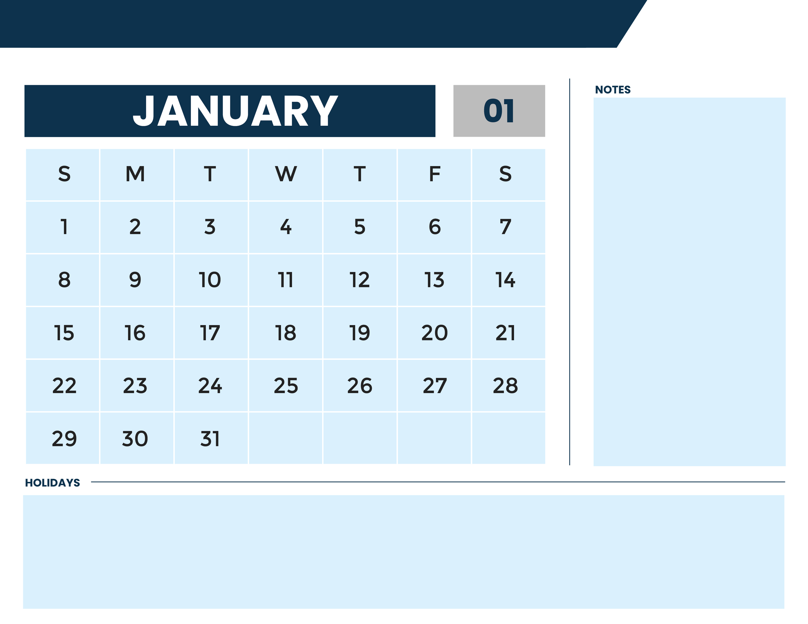 Free Printable Year 2023 Monthly Calendar Template to Edit Online