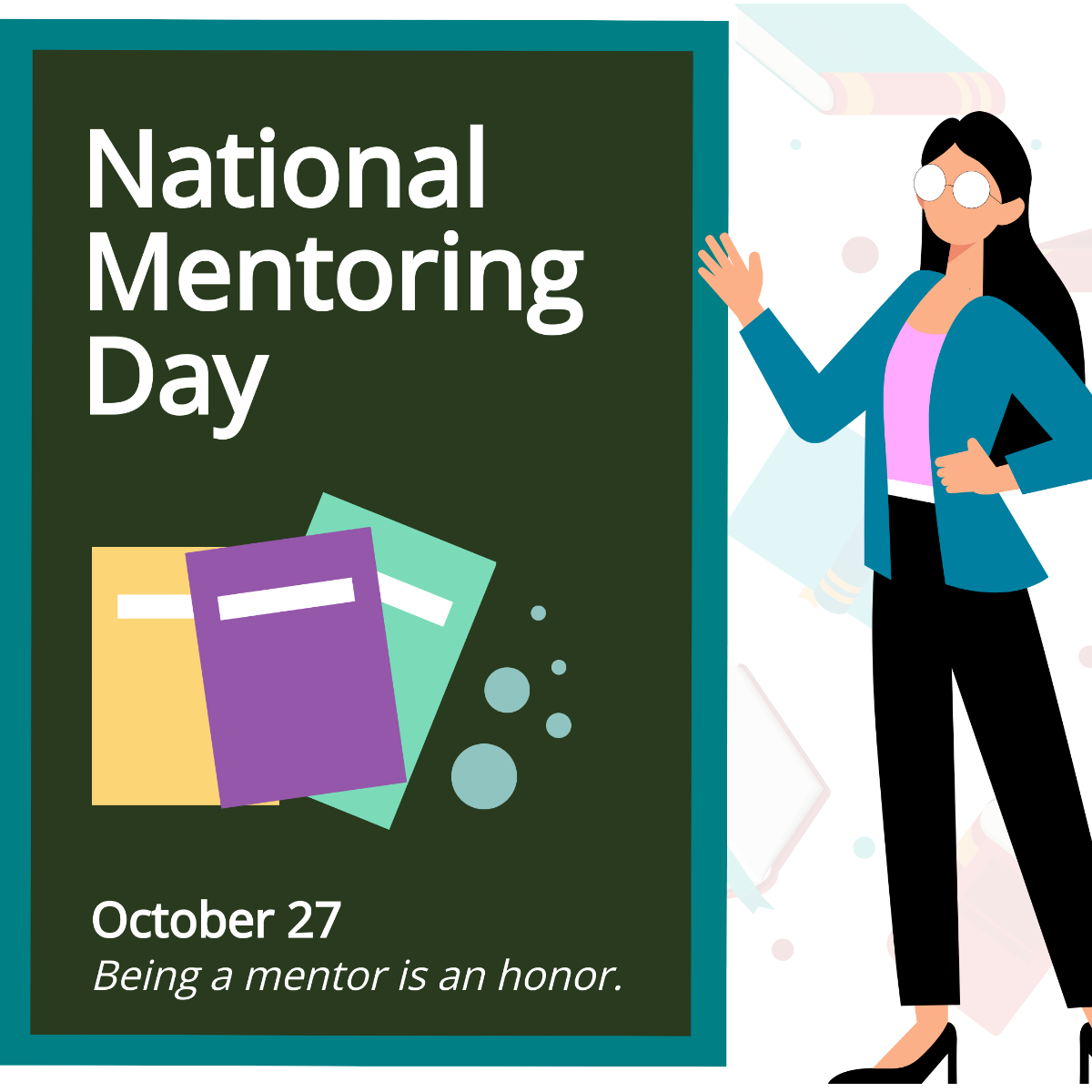 Free National Mentoring Day FB Post Template