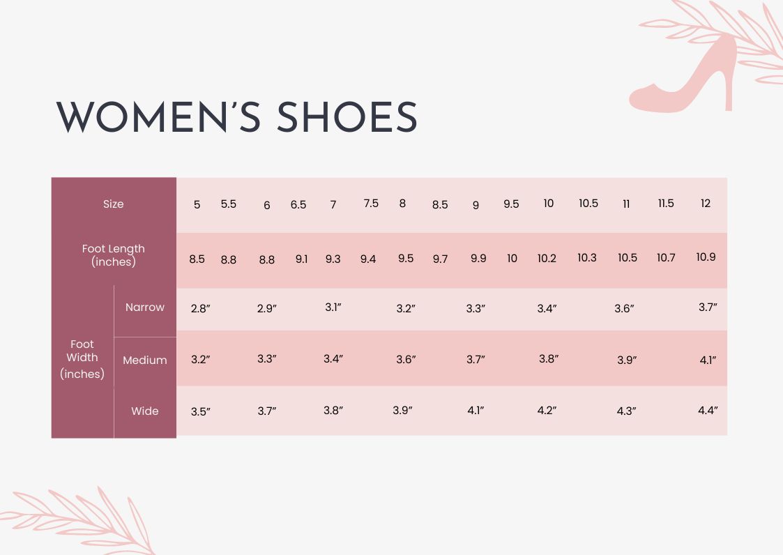 free-shoe-size-chart-template-download-in-word-google-docs-pdf