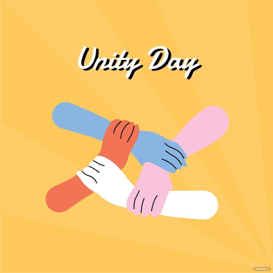 Unity Day Vector