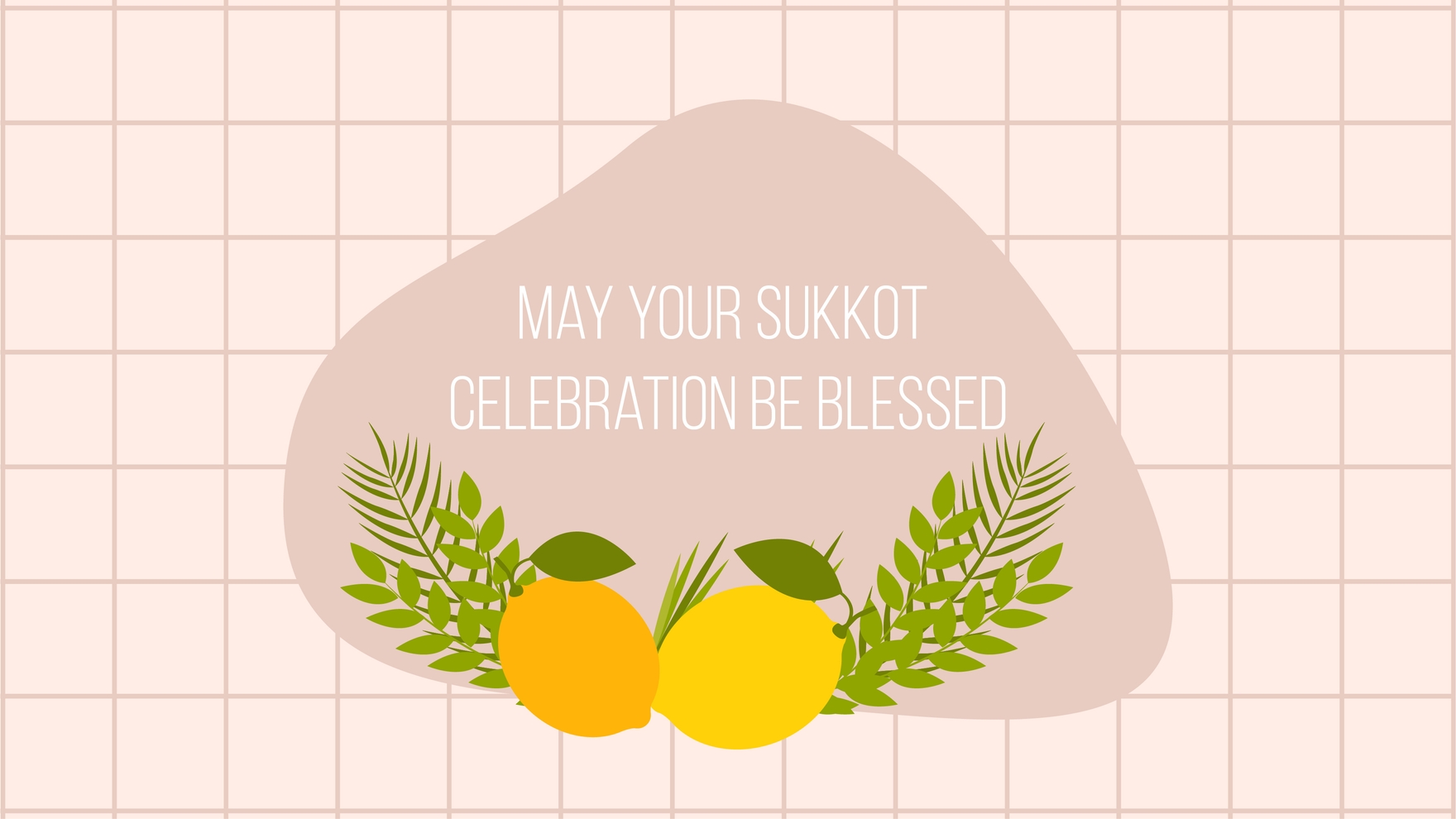 Sukkot Wishes Background