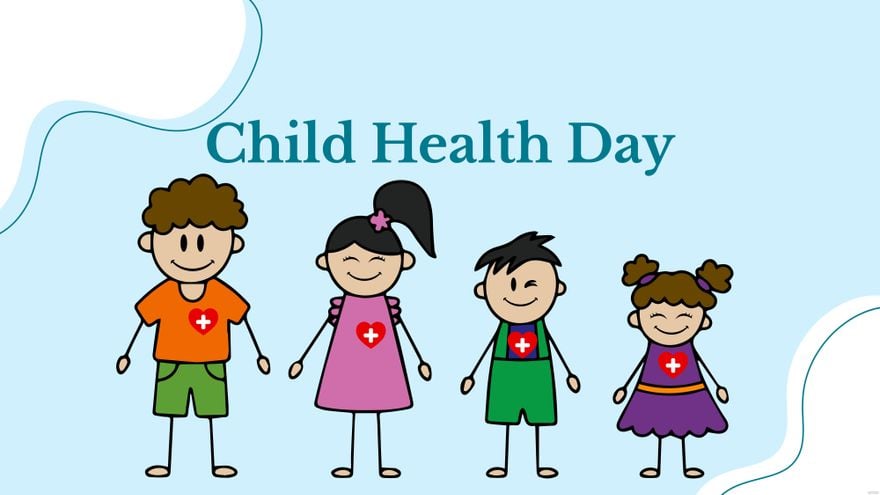 Free Child Health Day Background in PDF, Illustrator, PSD, EPS, SVG, JPG, PNG