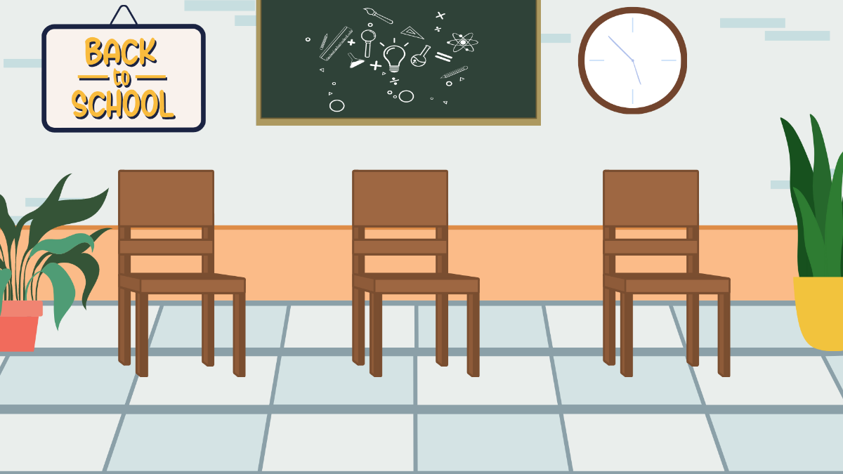 Free Classroom Seats Background Template