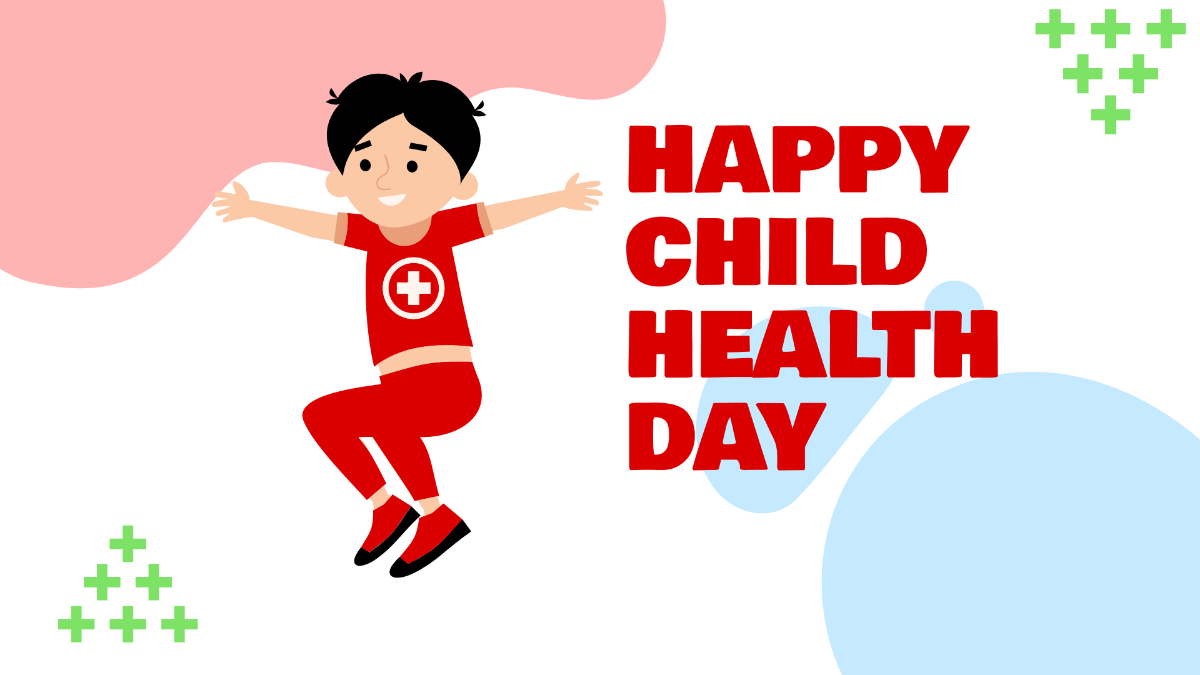 Free High Resolution Child Health Day Background Template