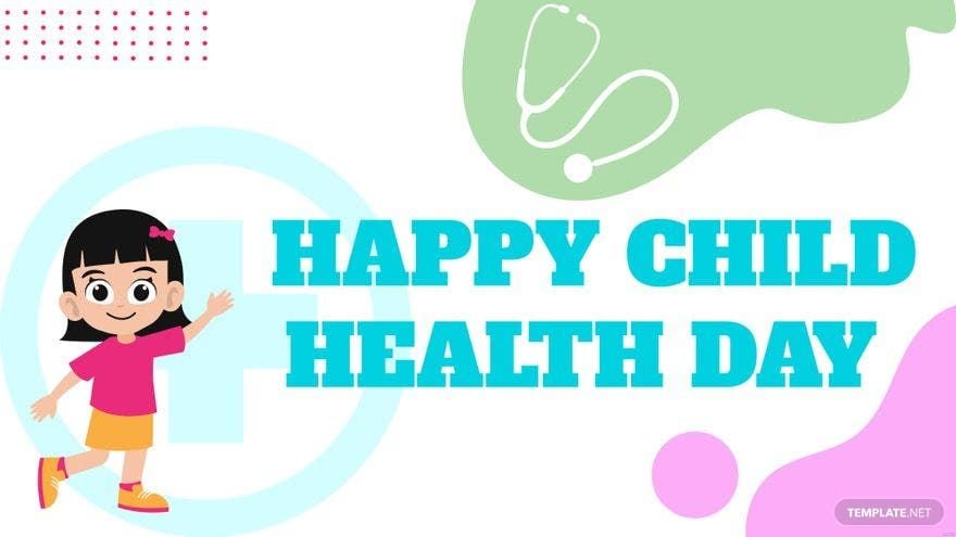 Free Our Child Health Day Wallpaper Background in PDF, Illustrator, PSD, EPS, SVG, JPG, PNG