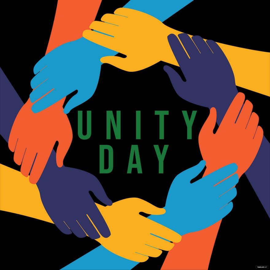 Unity Day Celebration Vector