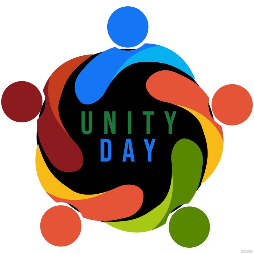 Unity Day Clipart Vector
