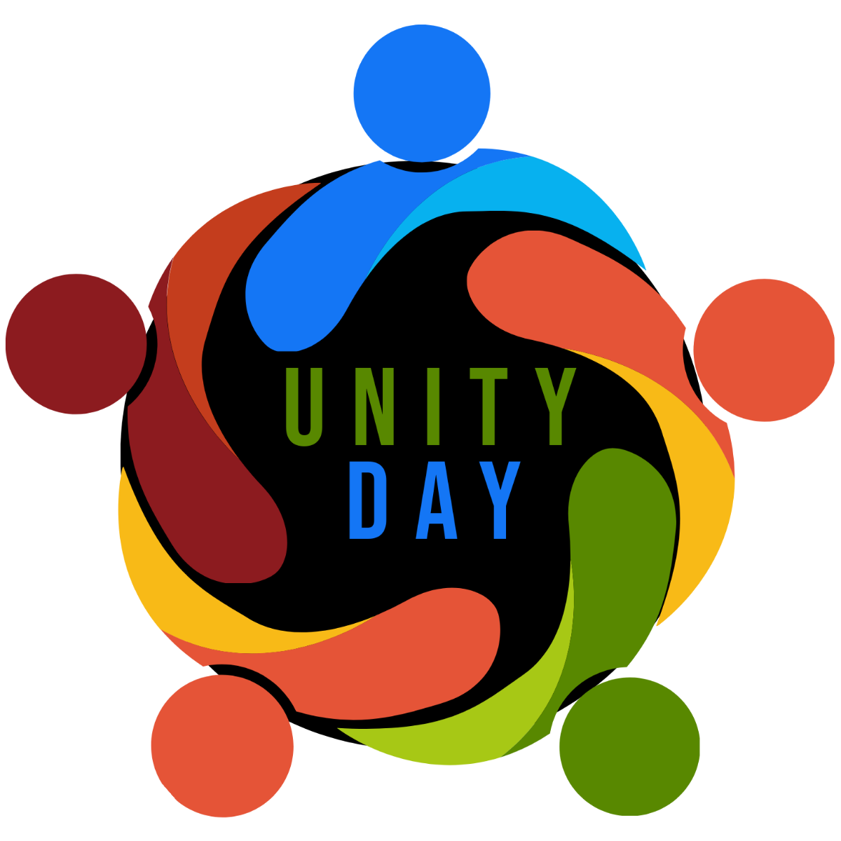 Free Unity Day Clipart Vector Template