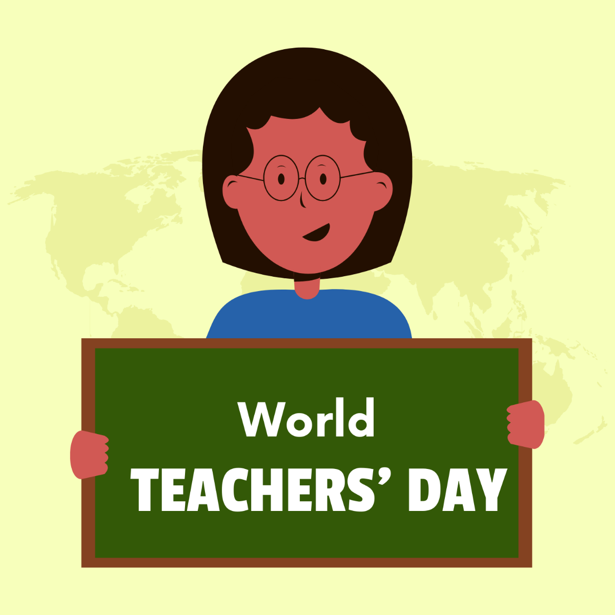 World Teachers Day Vector Template