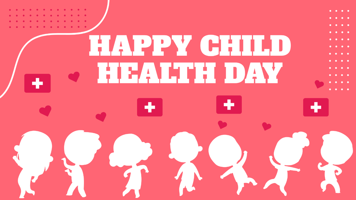 Child Health Day Image Background Template