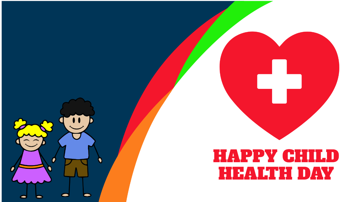 Child Health Day Banner Background Template