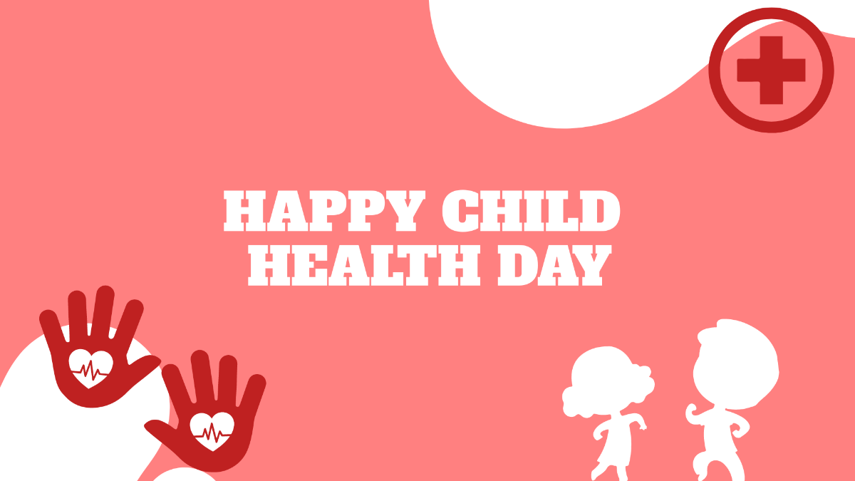 Child Health Day Design Background Template