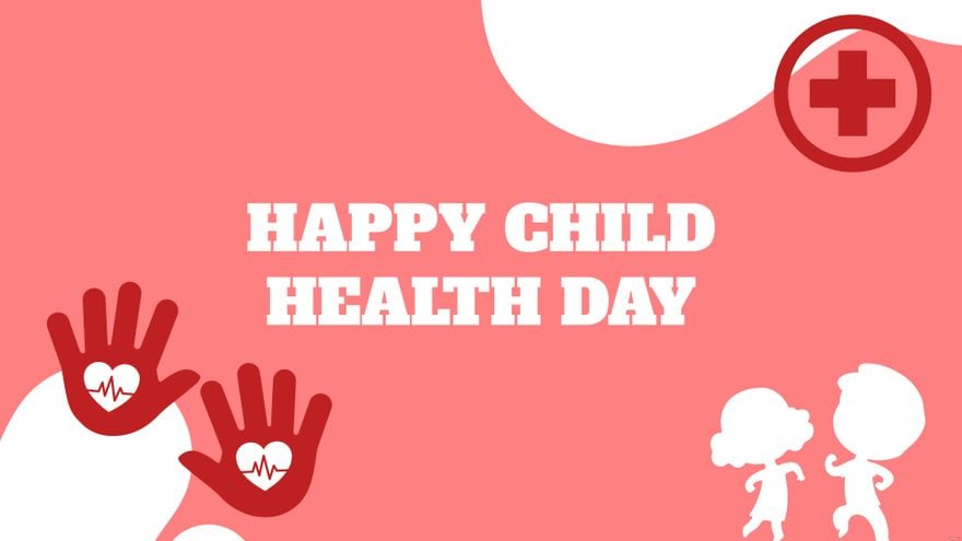 Free Child Health Day Design Background
