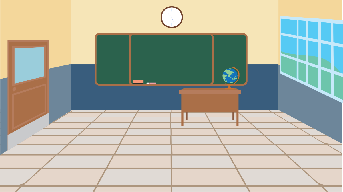 Blank Classroom Background Template