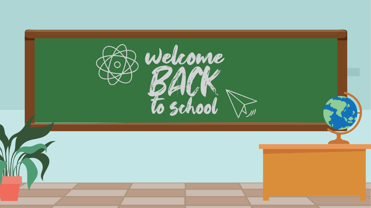 Free Classroom Board Background Template