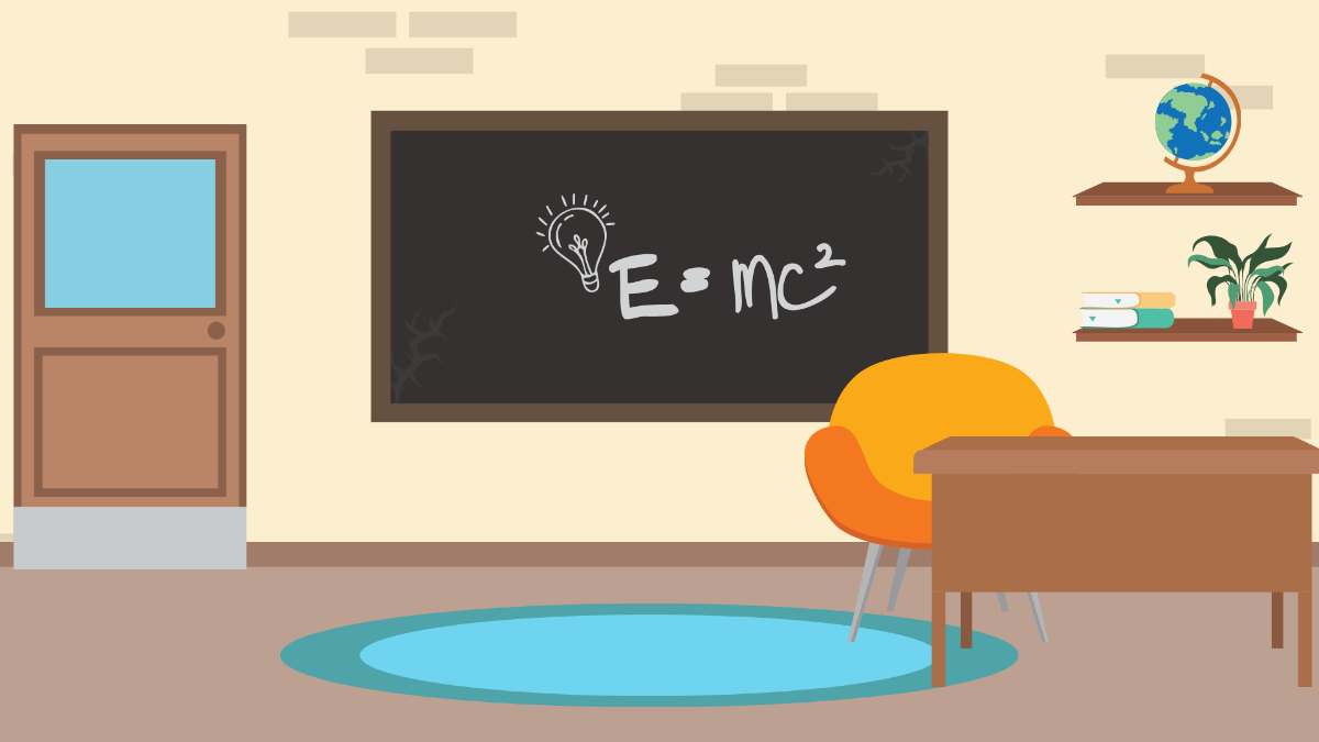 Free Classroom Setting Background Template