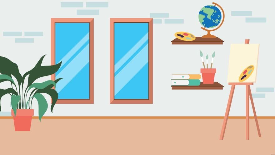 Free Classroom Wall Background in Illustrator, EPS, SVG, JPG, PNG