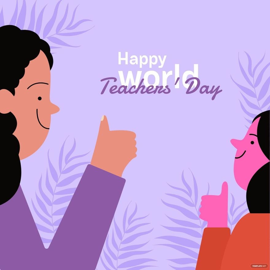 Happy World Teachers’ Day Vector