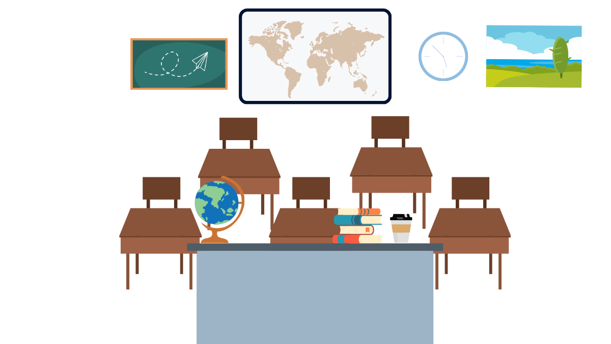 Free Transparent Classroom Background Template