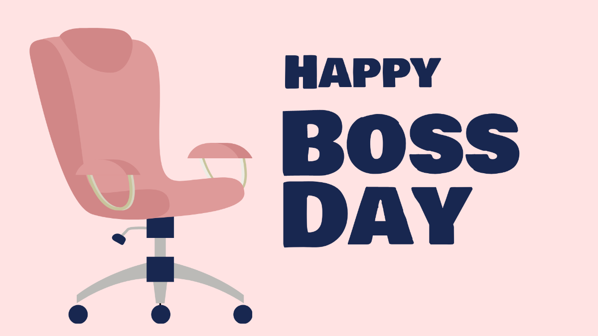 Boss' Day Image Background Template