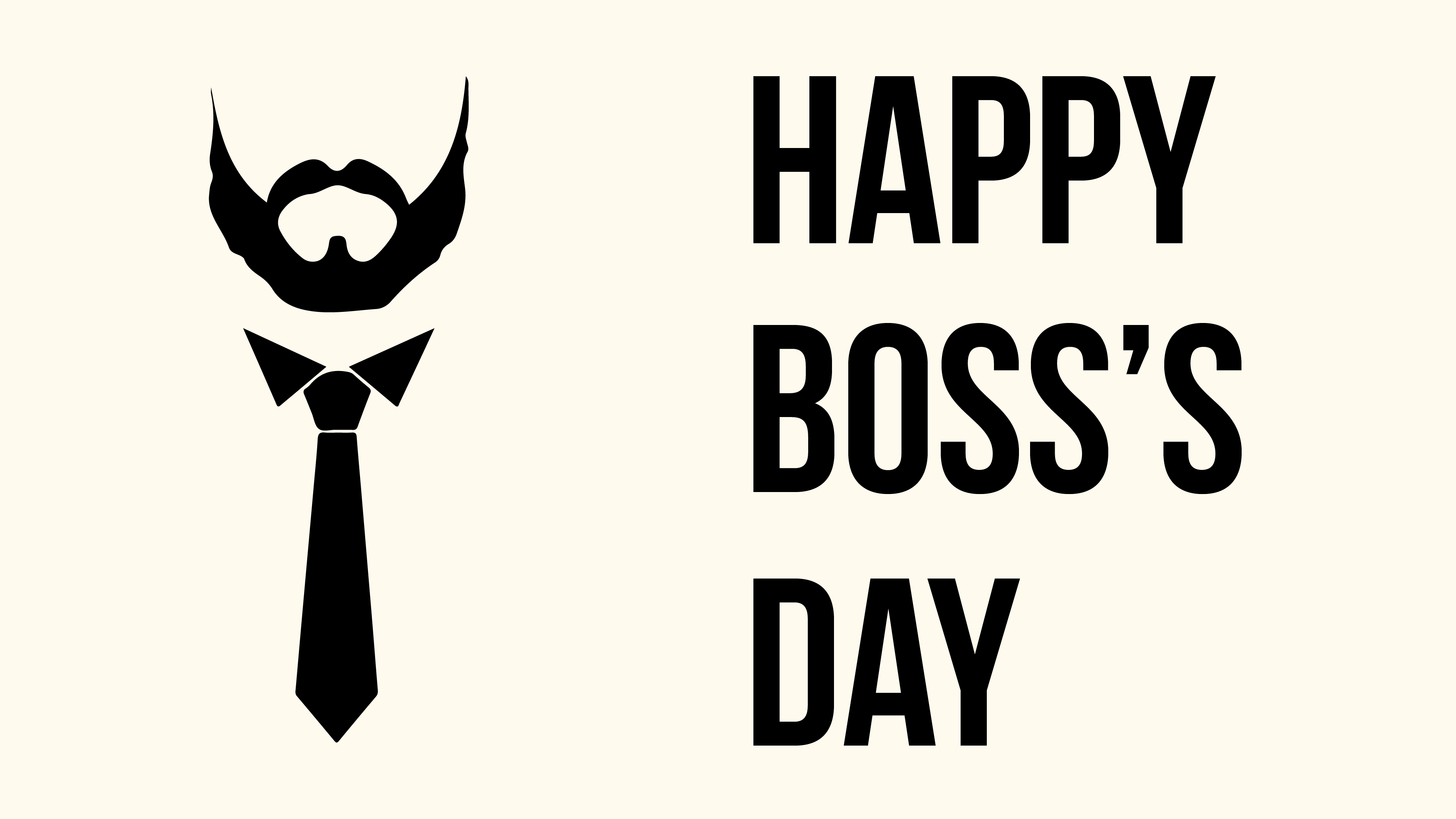 Boss' Day Cartoon Background Template - Edit Online &amp; Download Example ...