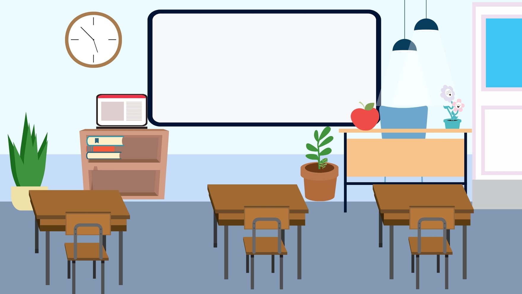 Free Digital Classroom Background - EPS, Illustrator, JPG, PNG, SVG |  