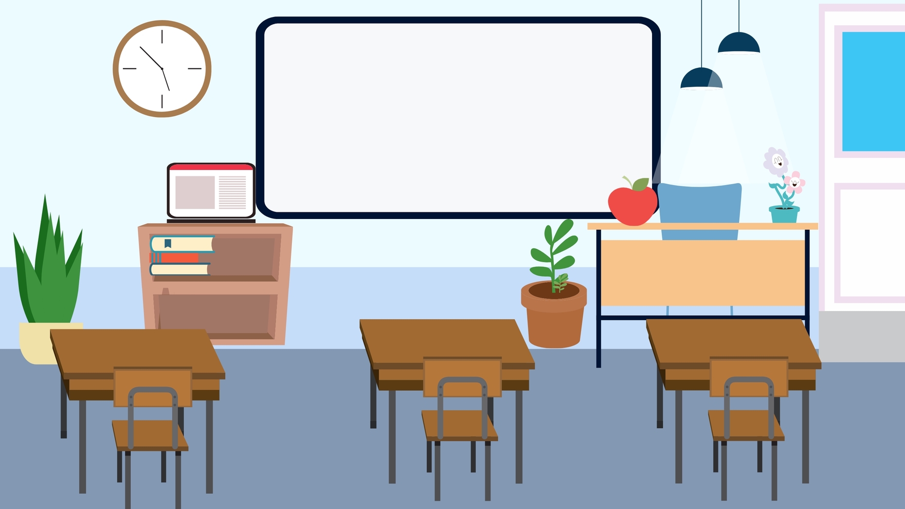 Digital Classroom Background in Illustrator, EPS, SVG, JPG, PNG