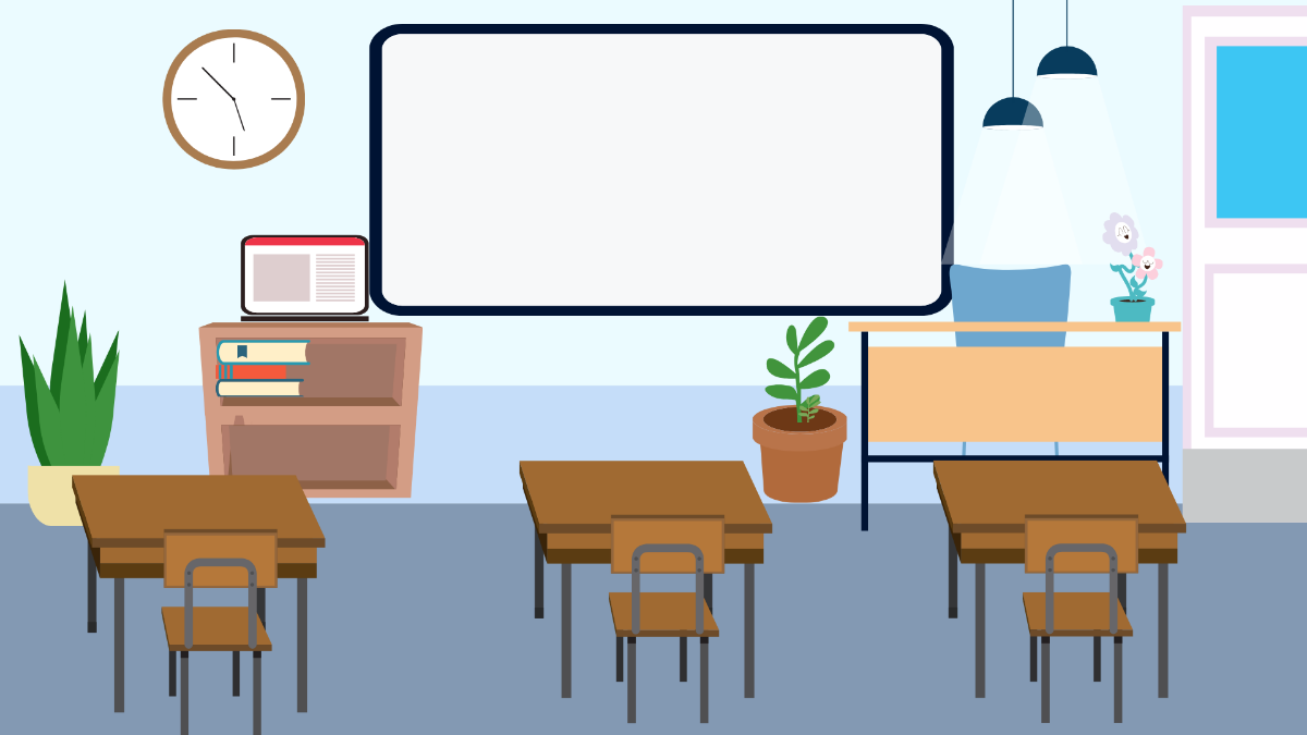 Digital Classroom Background Template