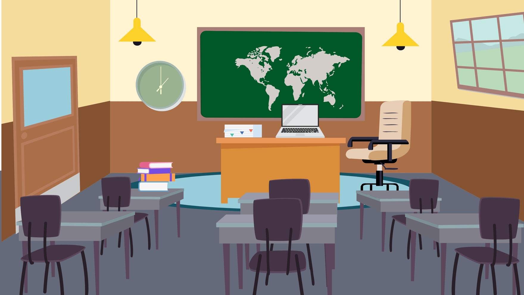 Classroom Background Graphics, Designs & Templates