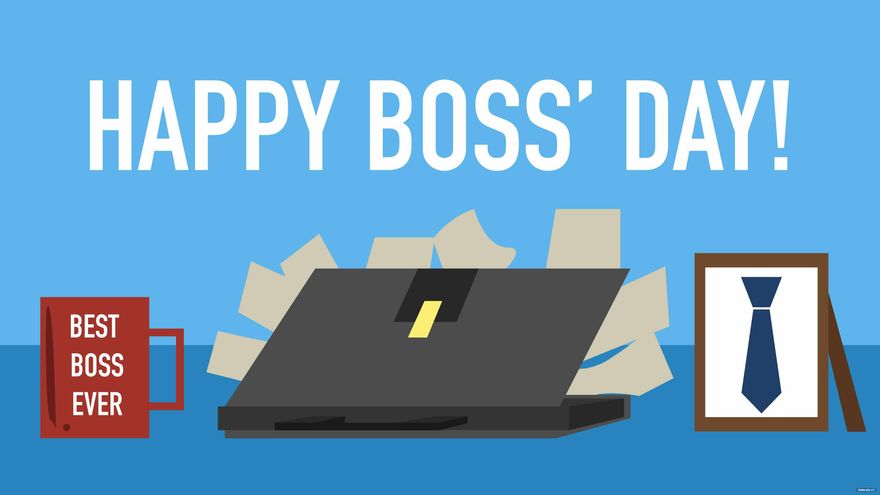 Boss' Day Banner Background Template - Edit Online & Download Example ...