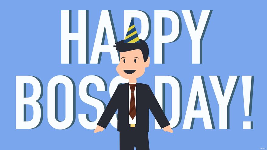 Happy Boss' Day Background