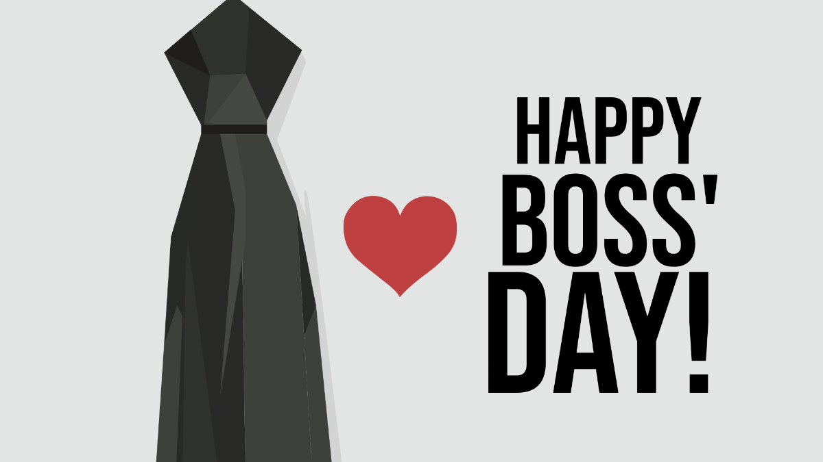 Free Boss' Day Wallpaper Background Template
