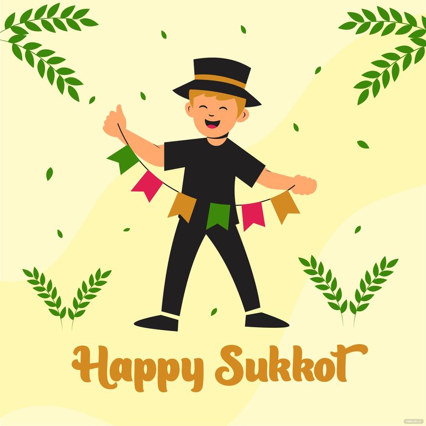 Sukkot Celebration Vector