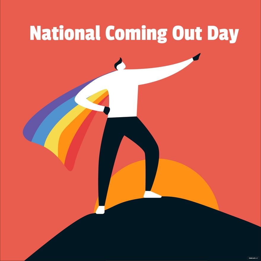 National Coming Out Day Illustration