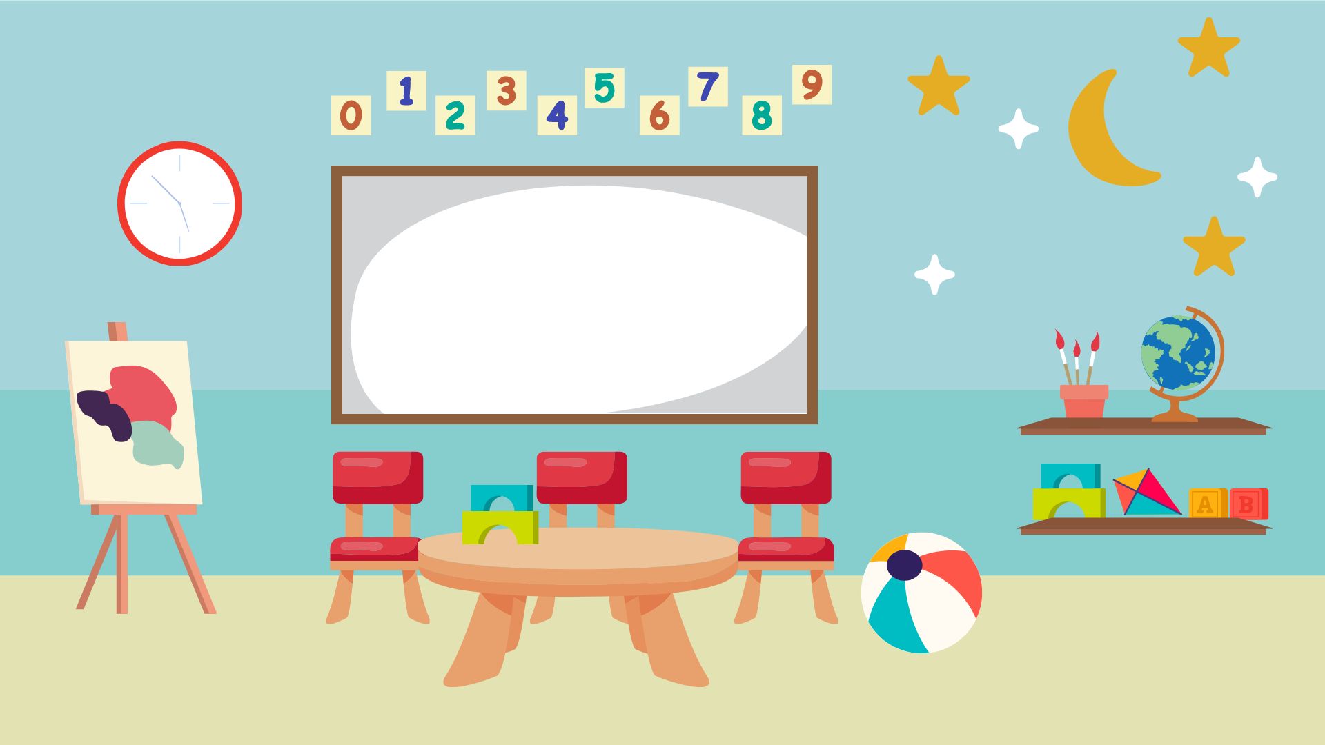 Free Kindergarten Classroom Background