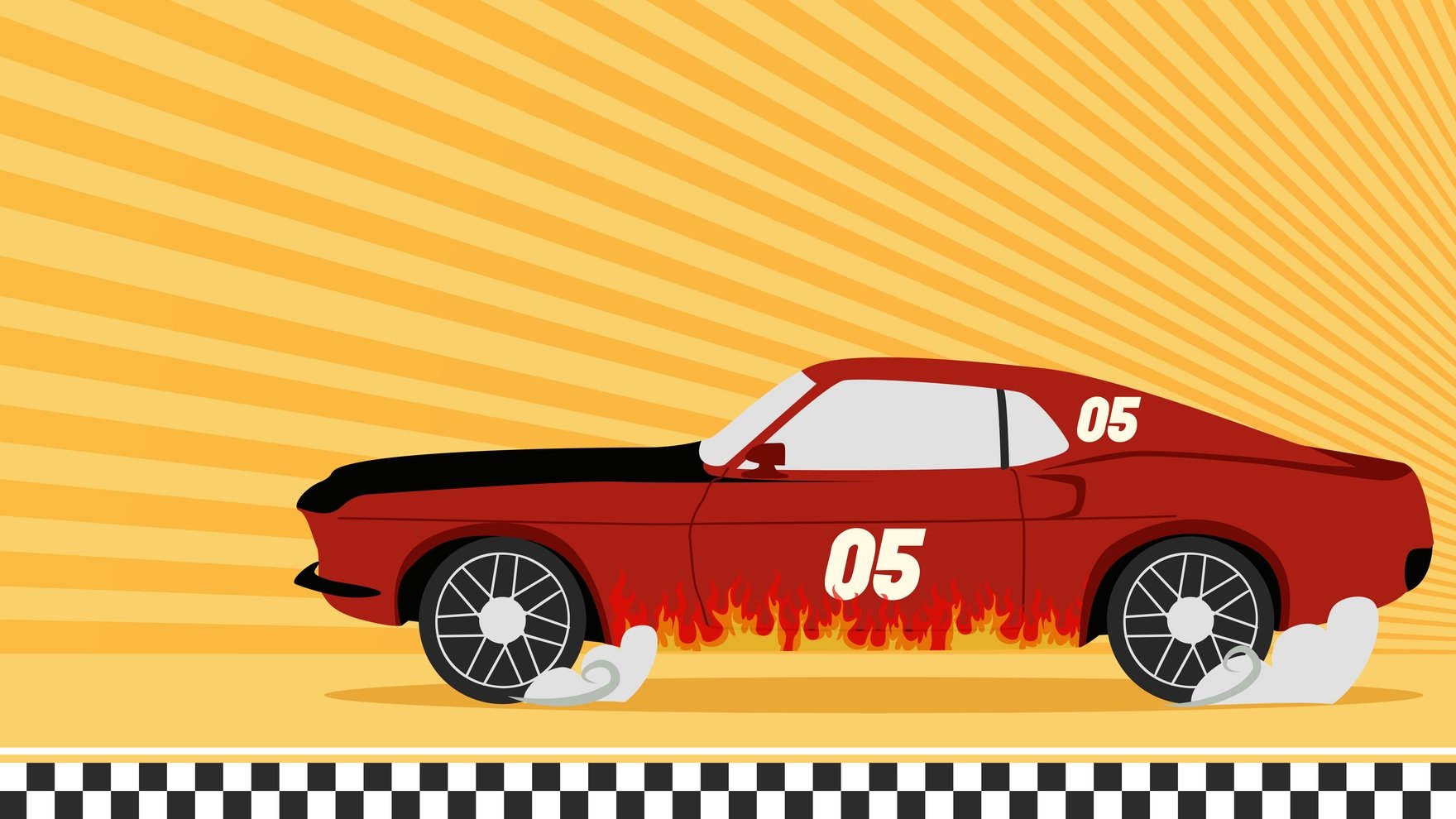 Free Car Racing Background in Illustrator, EPS, SVG, JPG, PNG