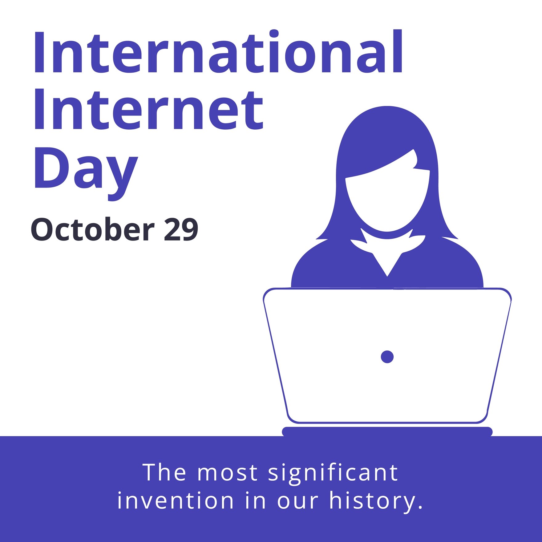 International Internet Day Instagram Post