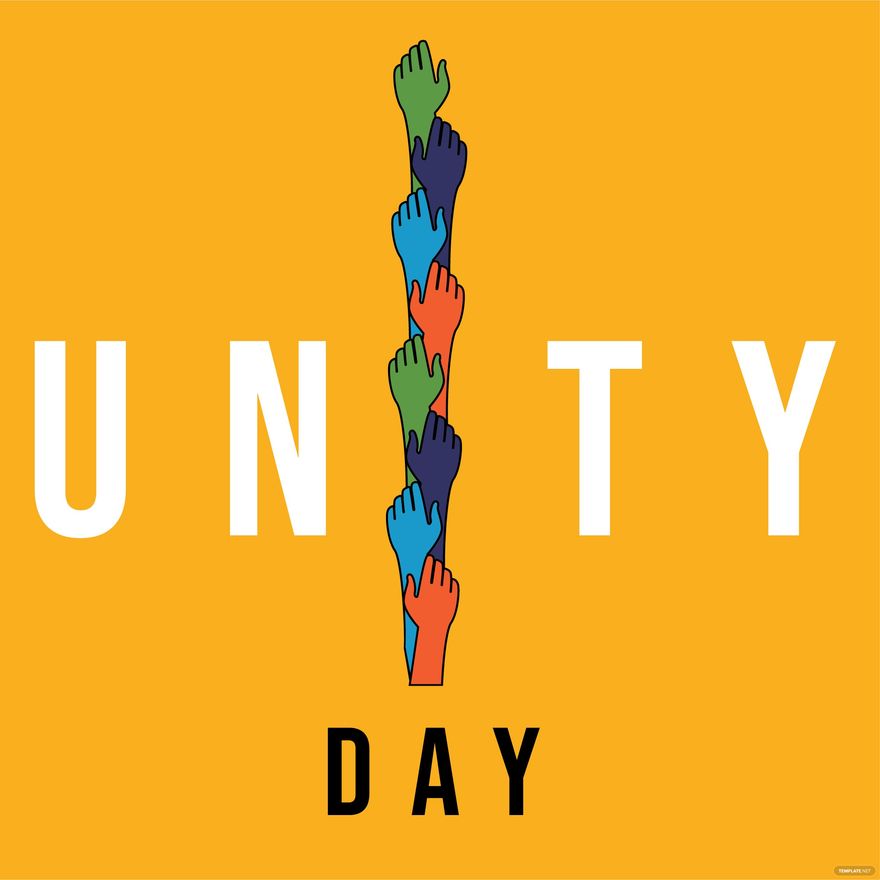 Unity Day Illustration in Illustrator, SVG, PSD, PNG, JPG, EPS