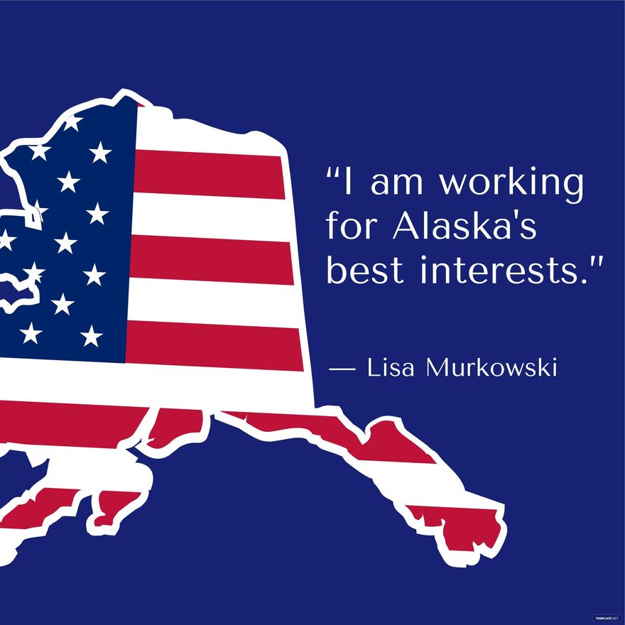 Free Alaska Day Quote Vector