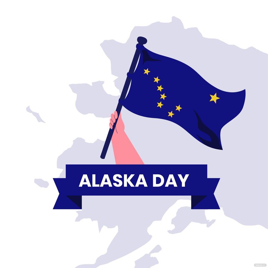 Alaska Day Vector in Illustrator, PSD, EPS, SVG, JPG, PNG
