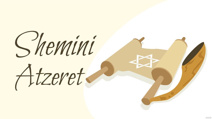 Shemini Atzeret Image Background