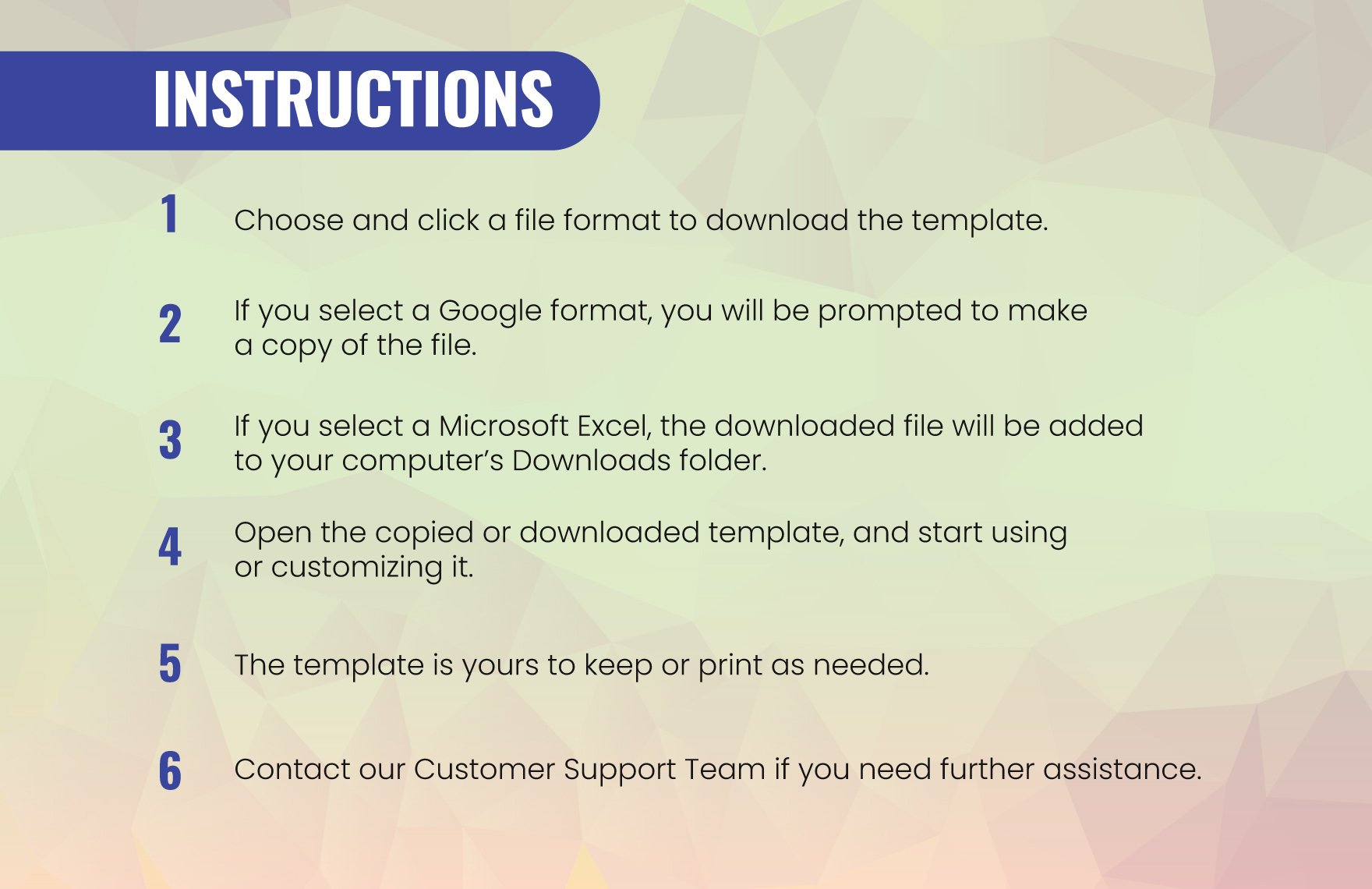 Startup CashFlow Projection Template